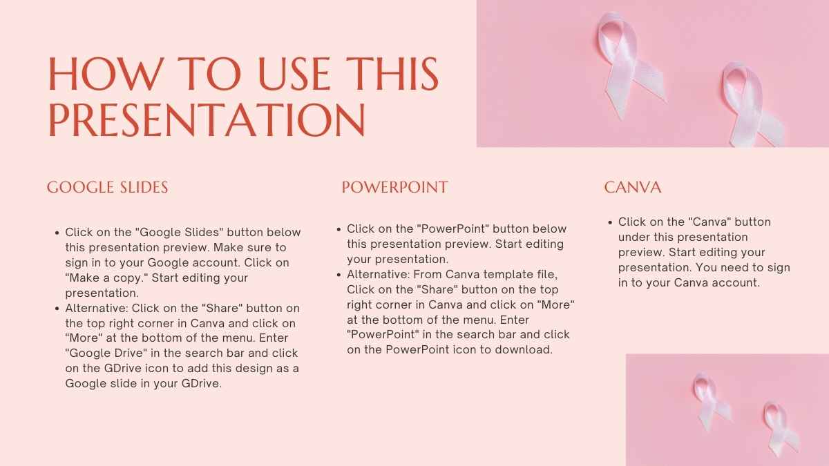 Minimal Breast Cancer Awareness Month Slides - slide 2