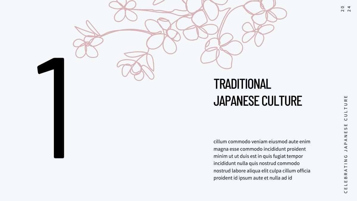 Minimal Celebrating Japanese Culture - slide 3