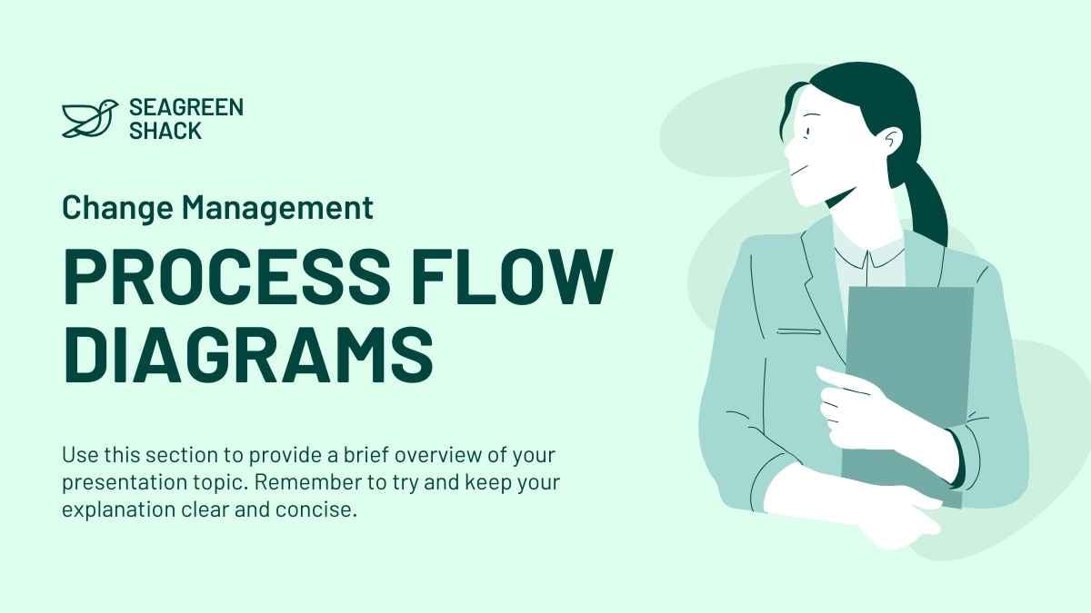 Minimal Change Management Process Flow Diagrams - slide 1