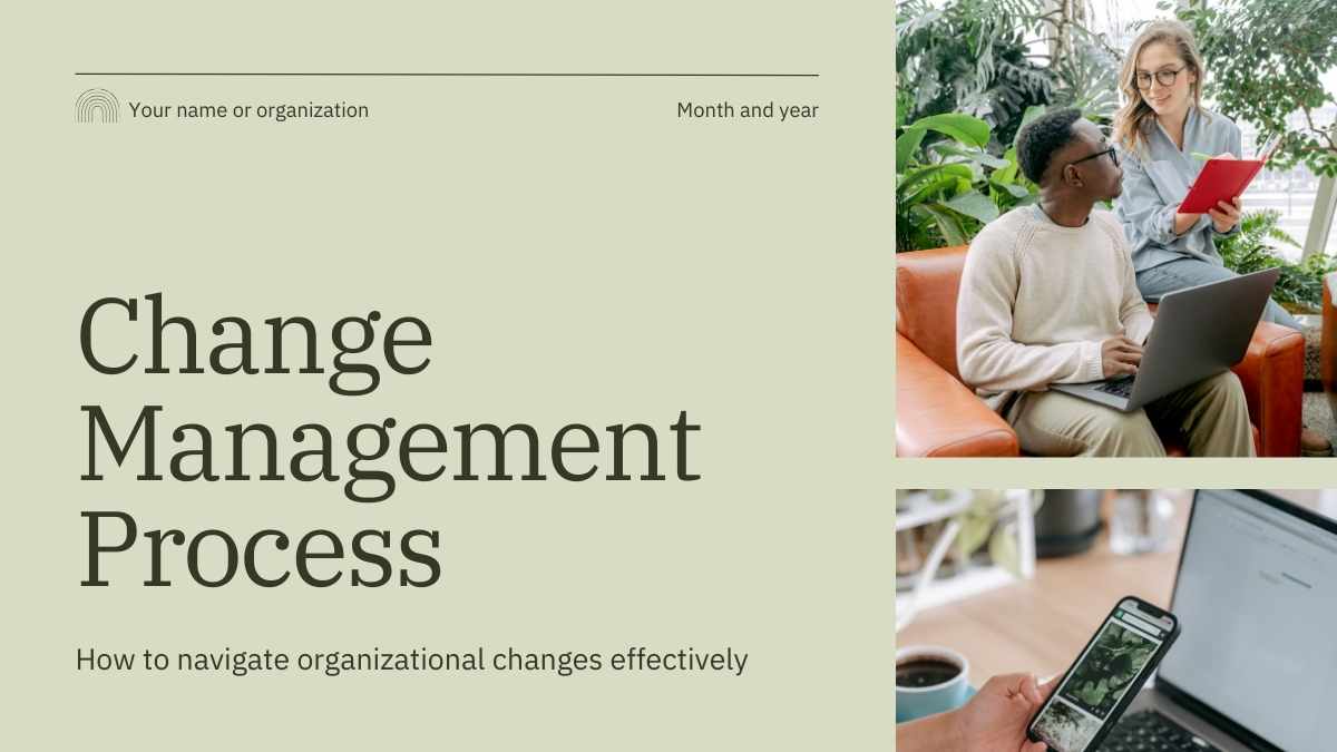 Minimal Change Management Process Slides - slide 1