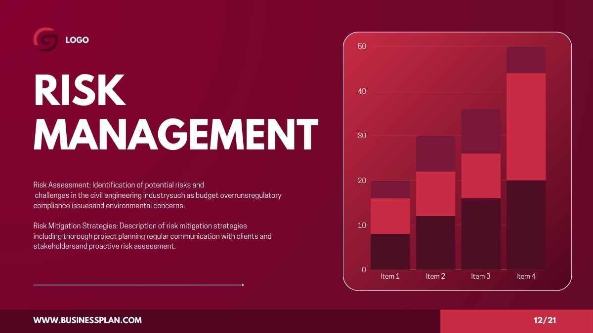 Minimal Civil Engineering Business Plan Slides - slide 12