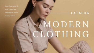 Minimal Classic Clothing Catalog Slides