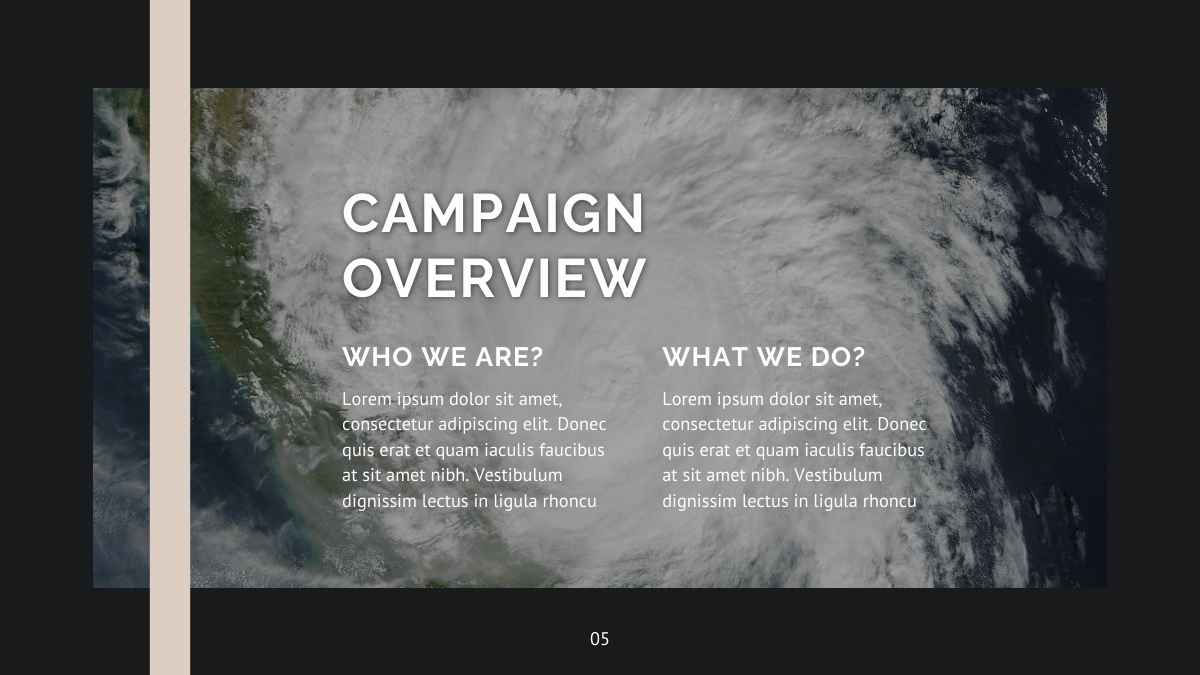 Simple Cyclone Recovery Campaign Slides - slide 5