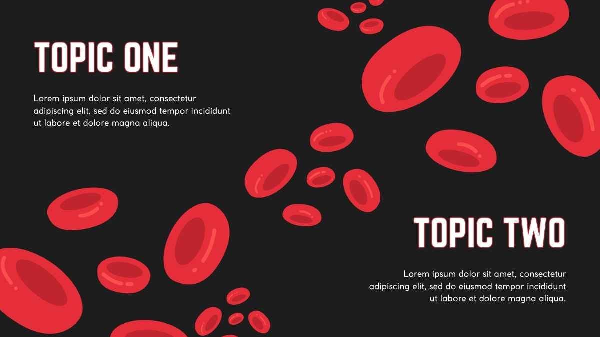 Red Diabetes Mellitus Disease Slides - slide 8