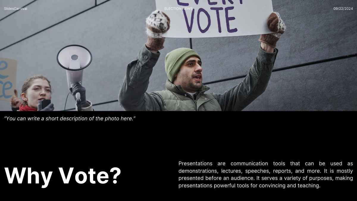 Minimal Election News Background Slides - slide 10