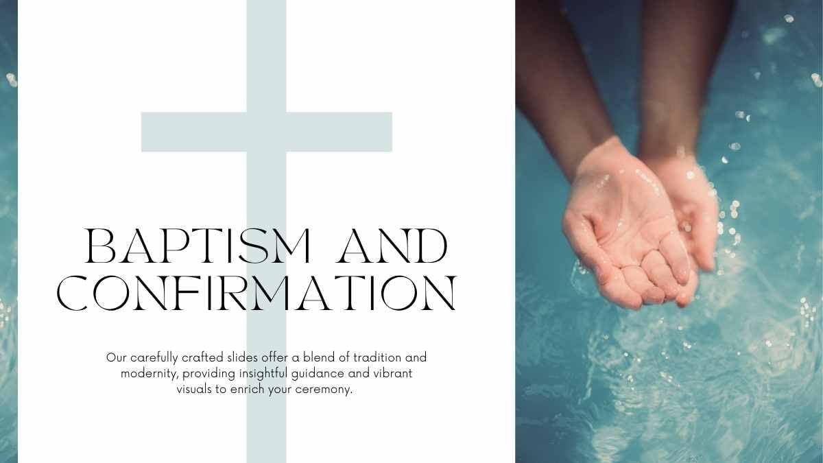 Minimal Elegant Baptism and Confirmation Slides - slide 1