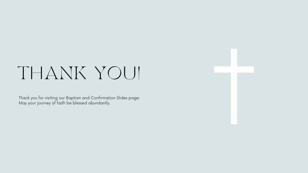 Minimal Elegant Baptism and Confirmation Slides - slide 14