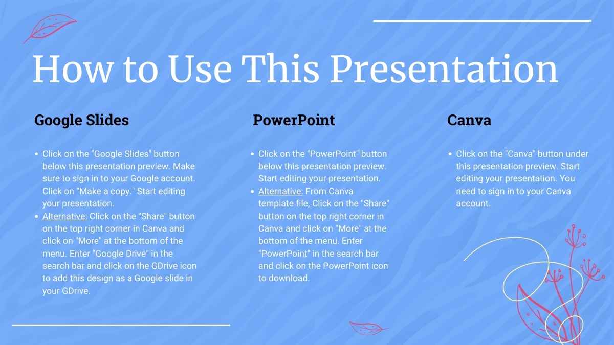 Slides Minimalistas com Tema Floral para Centro de Tratamento da Ansiedade - deslizar 2