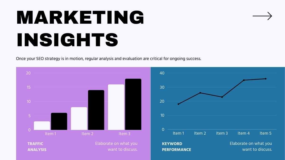 Minimal Geometric SEO Strategy Slides - slide 10