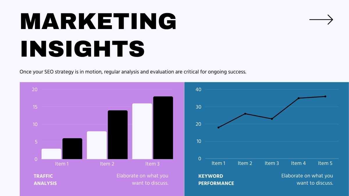 Minimal Geometric SEO Strategy Slides - diapositiva 10