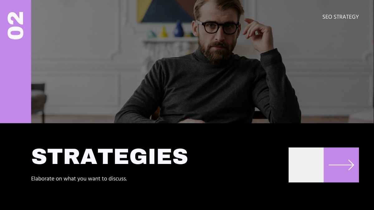 Minimal Geometric SEO Strategy Slides - slide 6