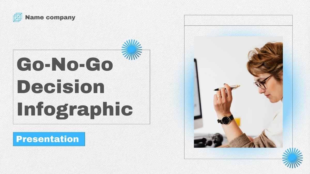 Minimal Go-No-Go Decision Infographic Slides - slide 1