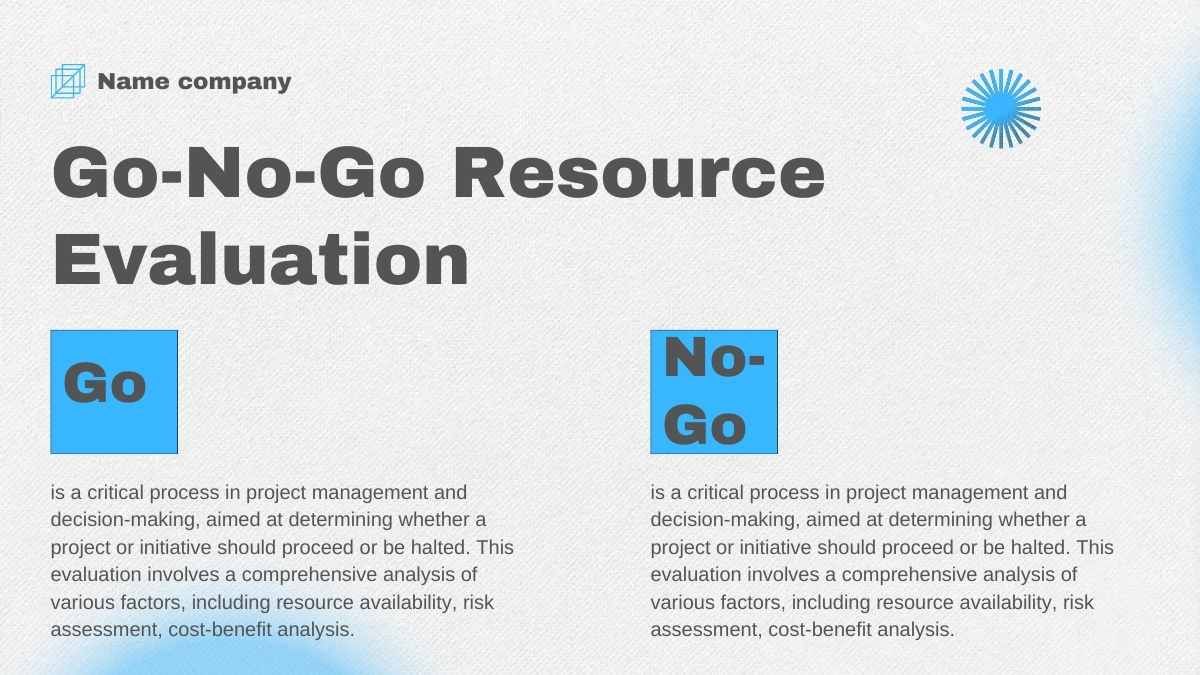 Minimal Go-No-Go Decision Infographic Slides - slide 5