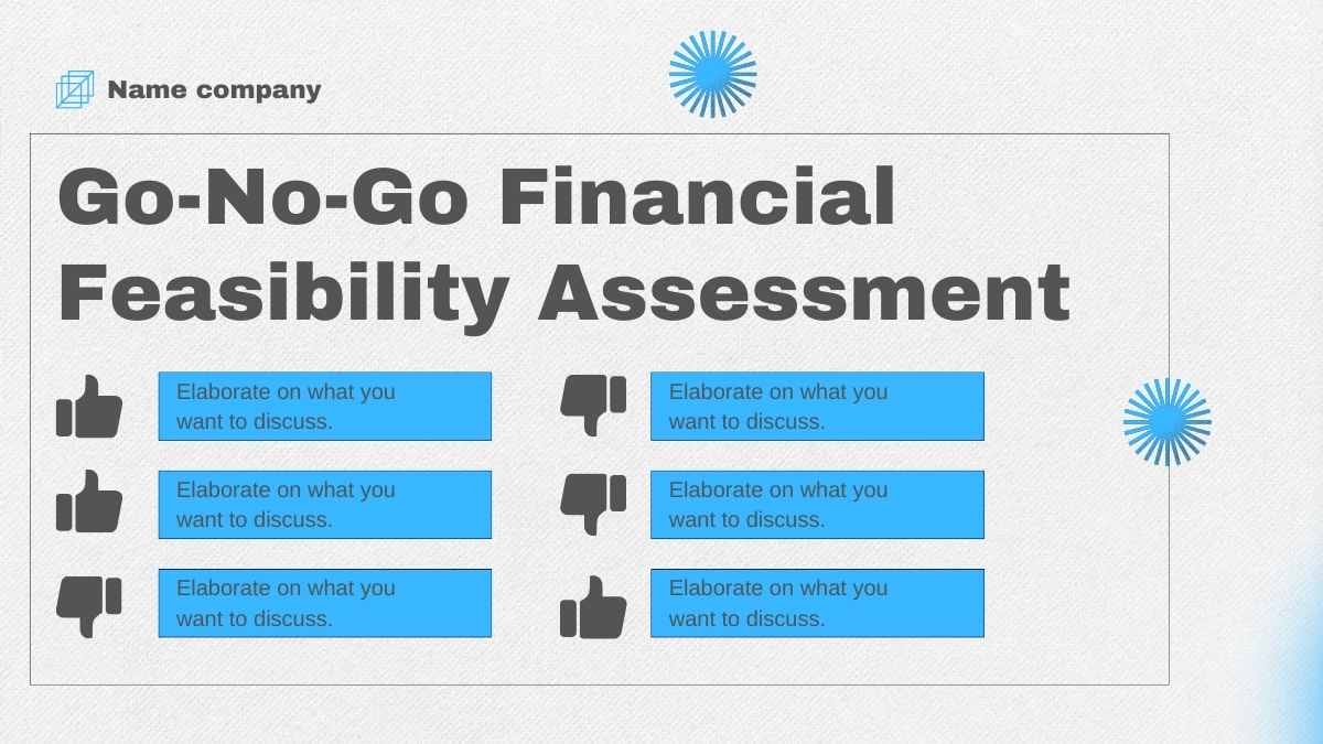 Minimal Go-No-Go Decision Infographic Slides - slide 10