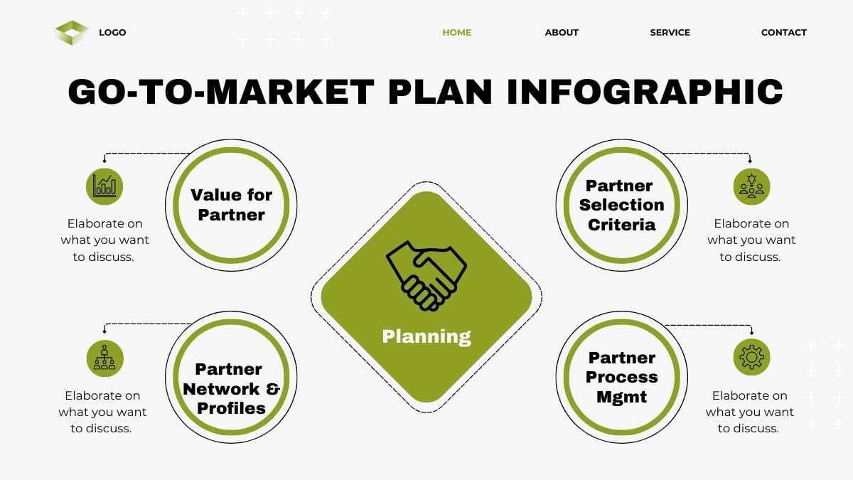 Minimal Go-To-Market Plan Infographic Slides - slide 1