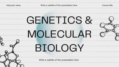 Slides Carnival Google Slides and PowerPoint Template Minimal Gradient Genetics And Molecular Biology Slides 1