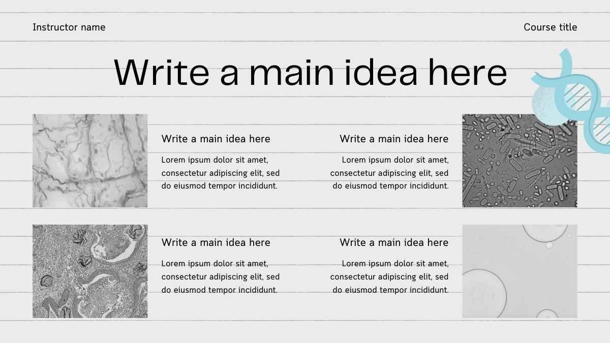 Minimal Gradient Genetics And Molecular Biology Slides - slide 15