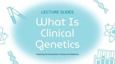 Minimal Gradient What Is Clinical Genetics Slides