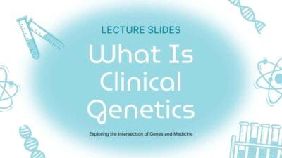 Slides Carnival Google Slides and PowerPoint Template Minimal Gradient What Is Clinical Genetics Slides 1