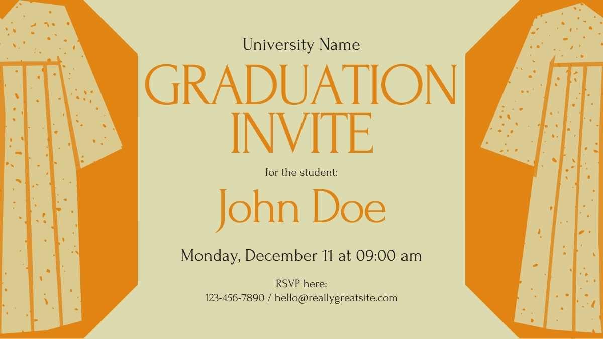 Minimal Graduation Invitations for College - slide 10