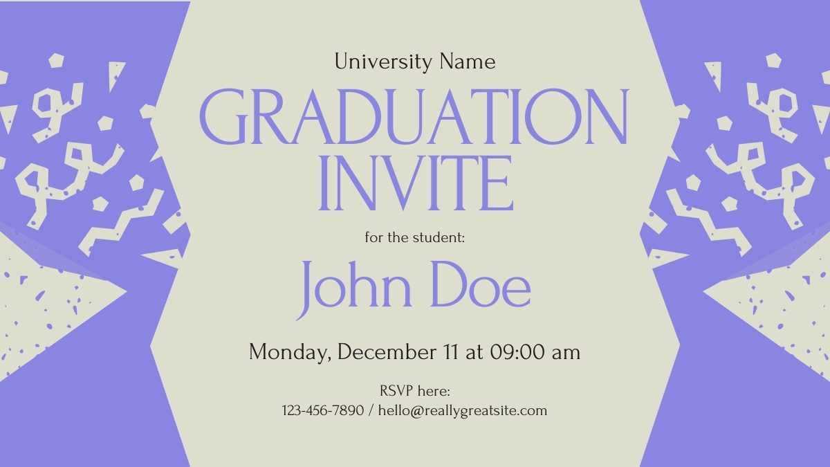 Minimal Graduation Invitations for College - slide 8