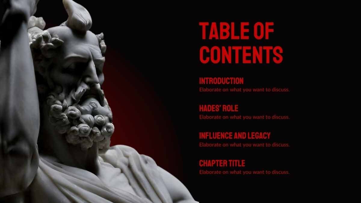 Minimal Greek God: Hades Slides - slide 2