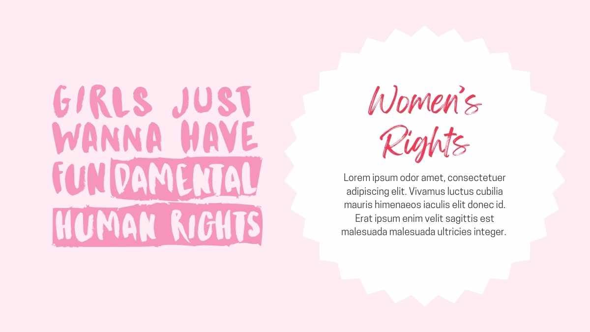 Minimal Happy International Women’s Day Slides - slide 9