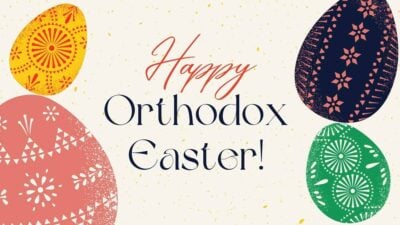 Minimal Happy Orthodox Easter! Slides