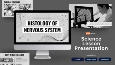 Slides Carnival Google Slides and PowerPoint Template Minimal Histology of Nervous System Slides 1