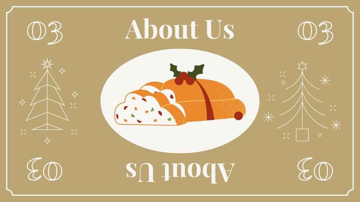 Slides Minimalistas de Receitas Ilustradas de Natal - deslizar 15