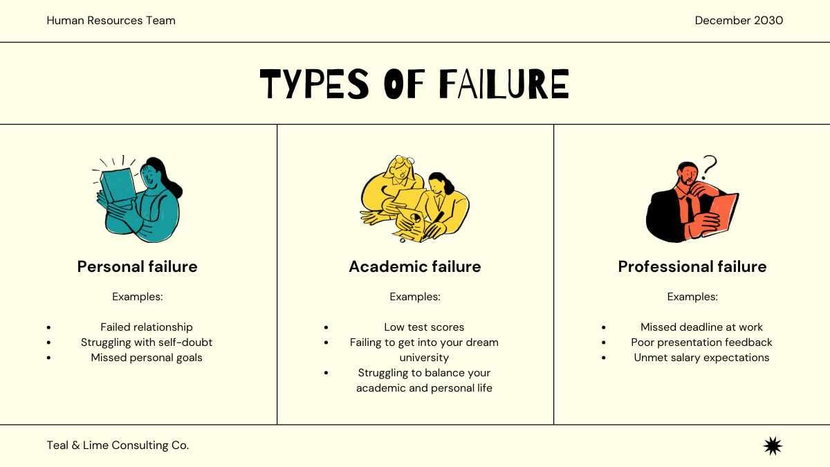 Minimal Illustrated Failures Are The Pillars Of Success Slides - slide 6