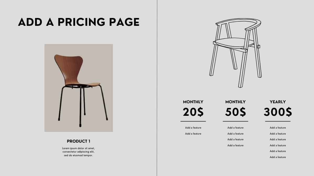 Minimal Illustrated Home Decor Brochure Slides - slide 8