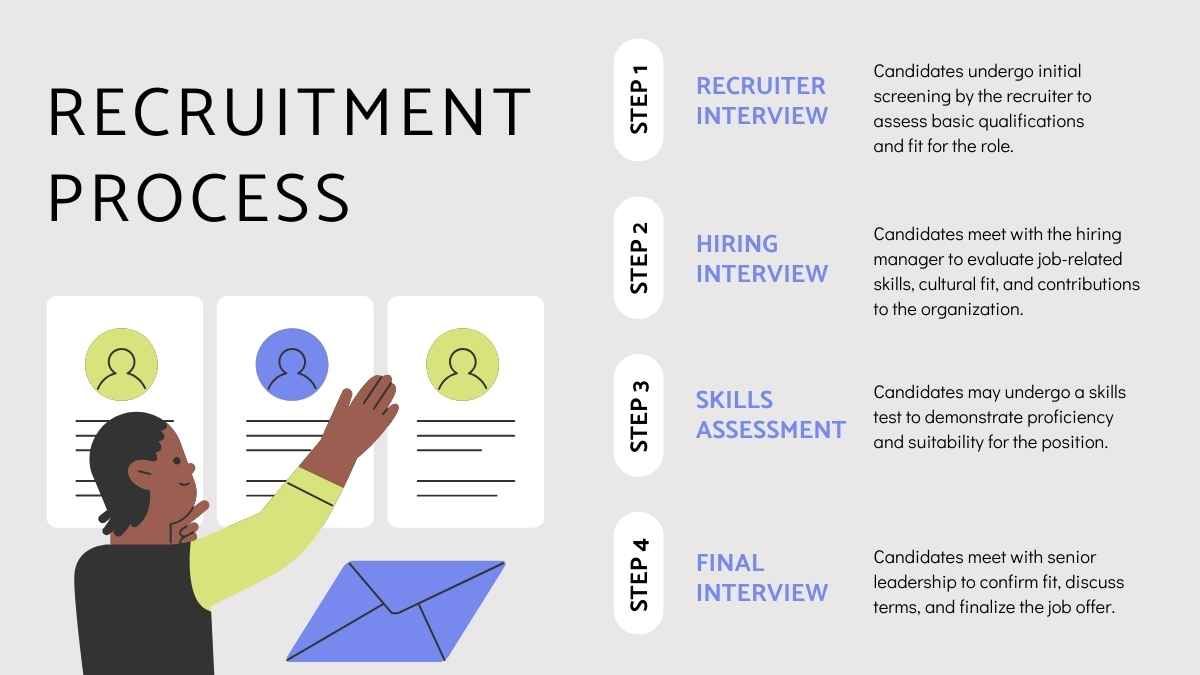 Grey Recruitment Process Seminar Slides - diapositiva 3