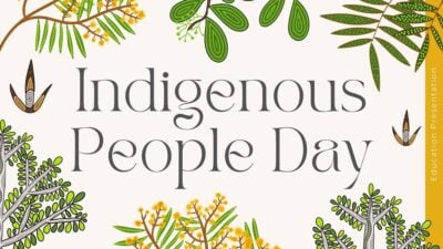 Minimal Indigenous People Day Slides