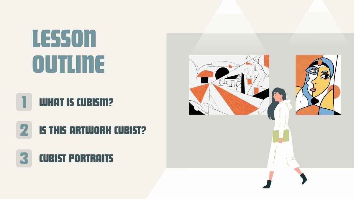 Minimal Introduction to Cubism Lesson - slide 3