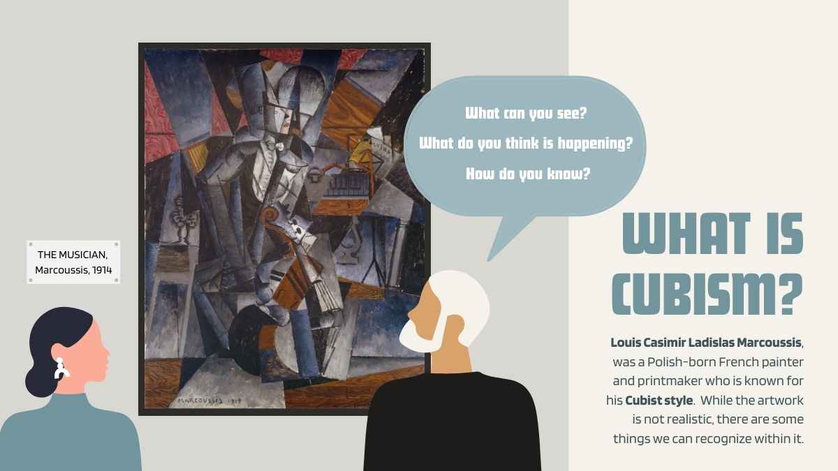 Minimal Introduction to Cubism Lesson - slide 7