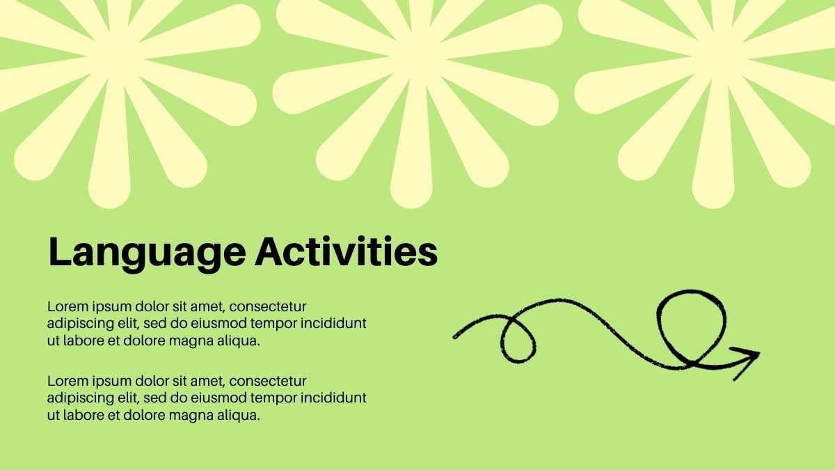 Minimal Language Arts Lesson Plan Slides - slide 11