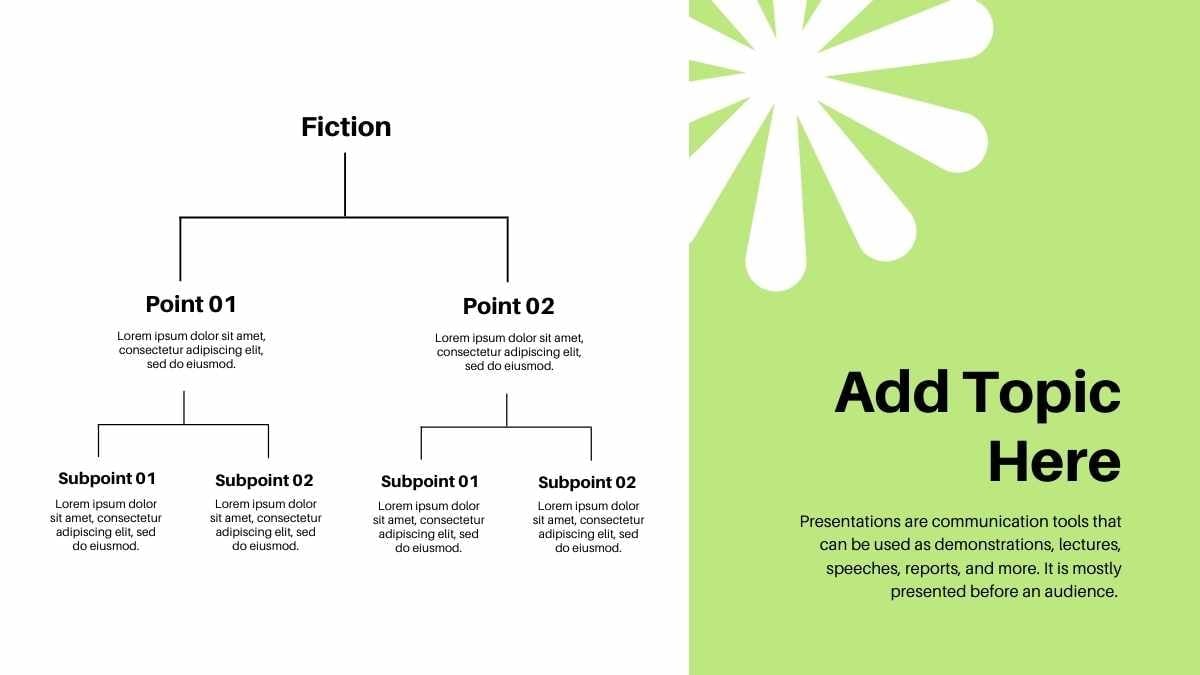 Slides Minimalistas para Plano de Aula de Artes da Linguagem - deslizar 14