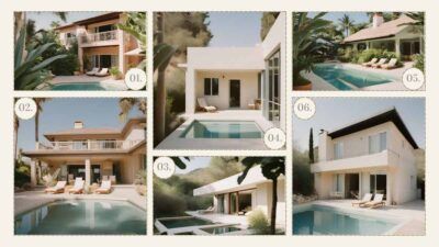 Minimal Luxury Vacation Homes Company Profile Slides