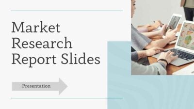 Minimal Market Research Report Slides