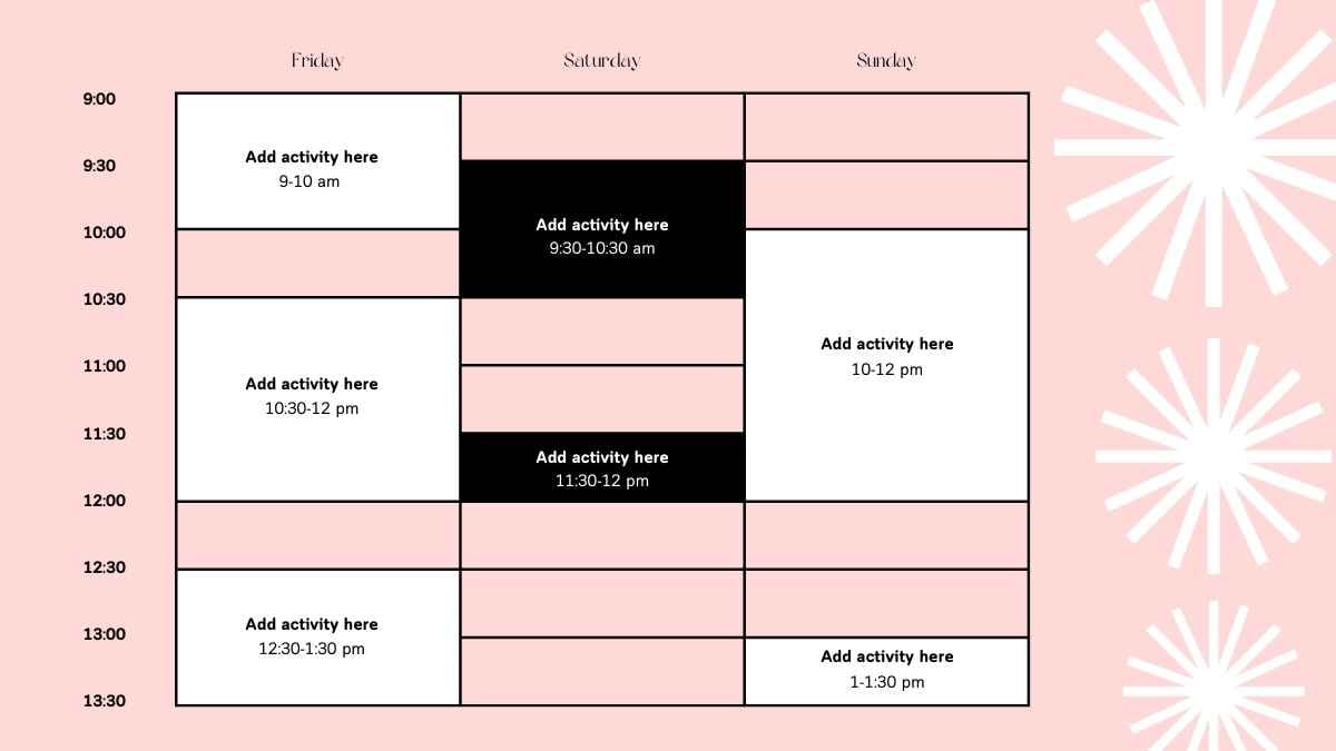 Slides Minimalistas de Calendário Diário de Maio - deslizar 9