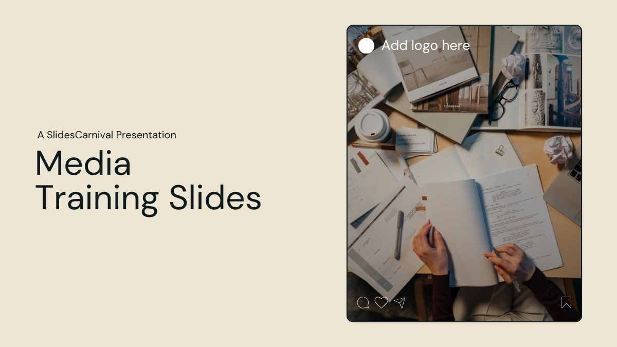 Minimal Media Training Slides - slide 1