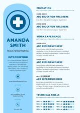 Minimal Medical Nurse CV Resume