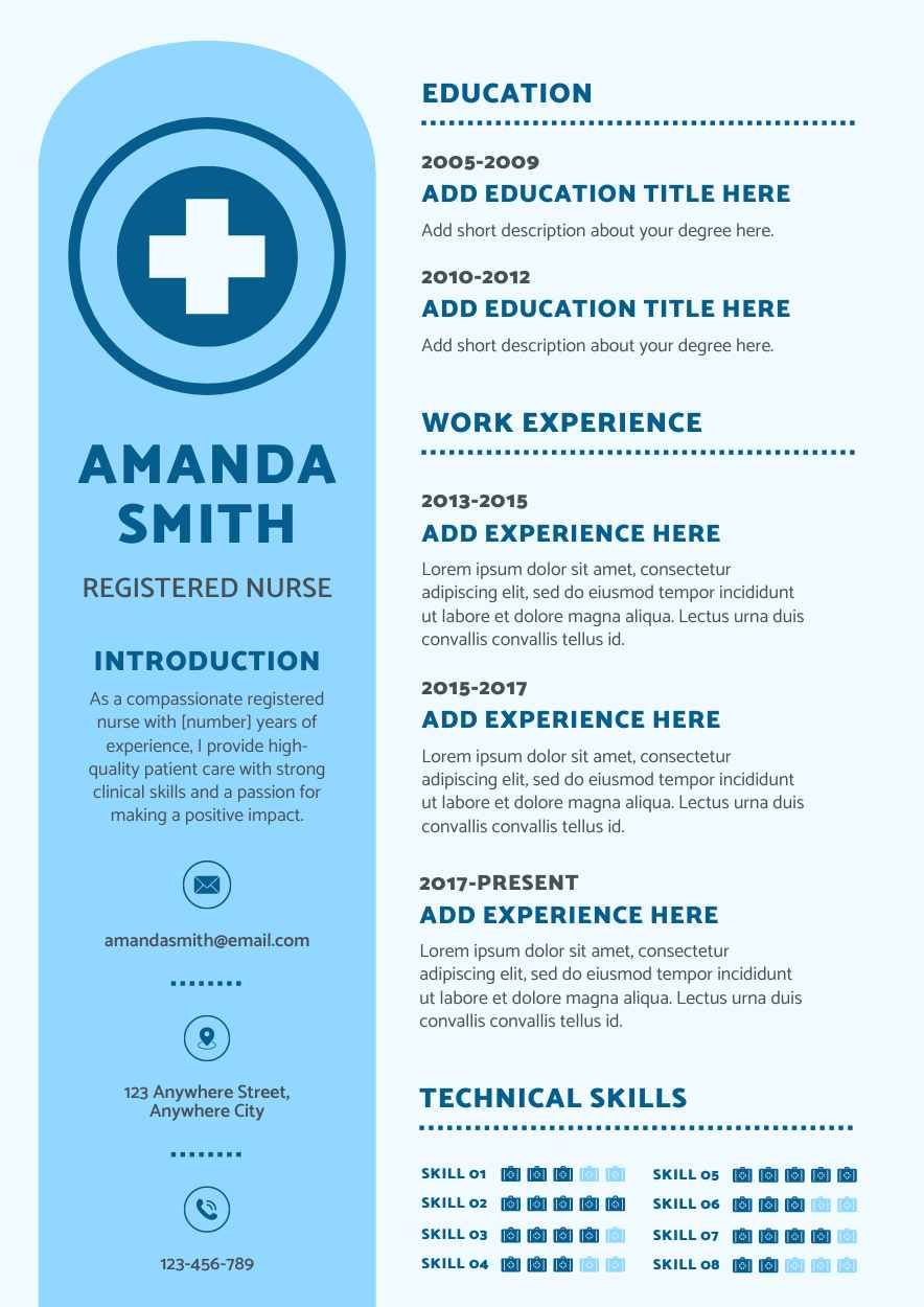 Minimal Medical Nurse CV Resume - slide 2