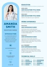 Minimal Medical Nurse CV Resume