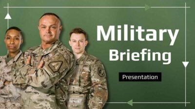 Slides Carnival Google Slides and PowerPoint Template Minimal Military Briefing 2