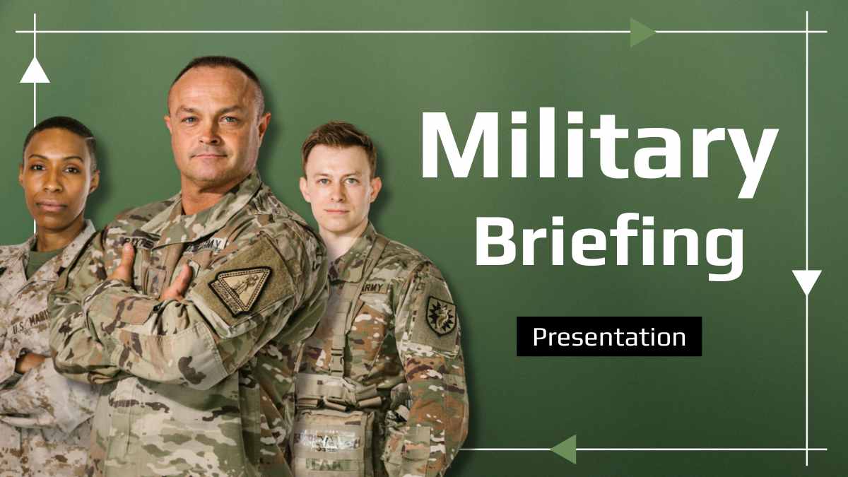 Briefing Militer Minimalis - slide 1