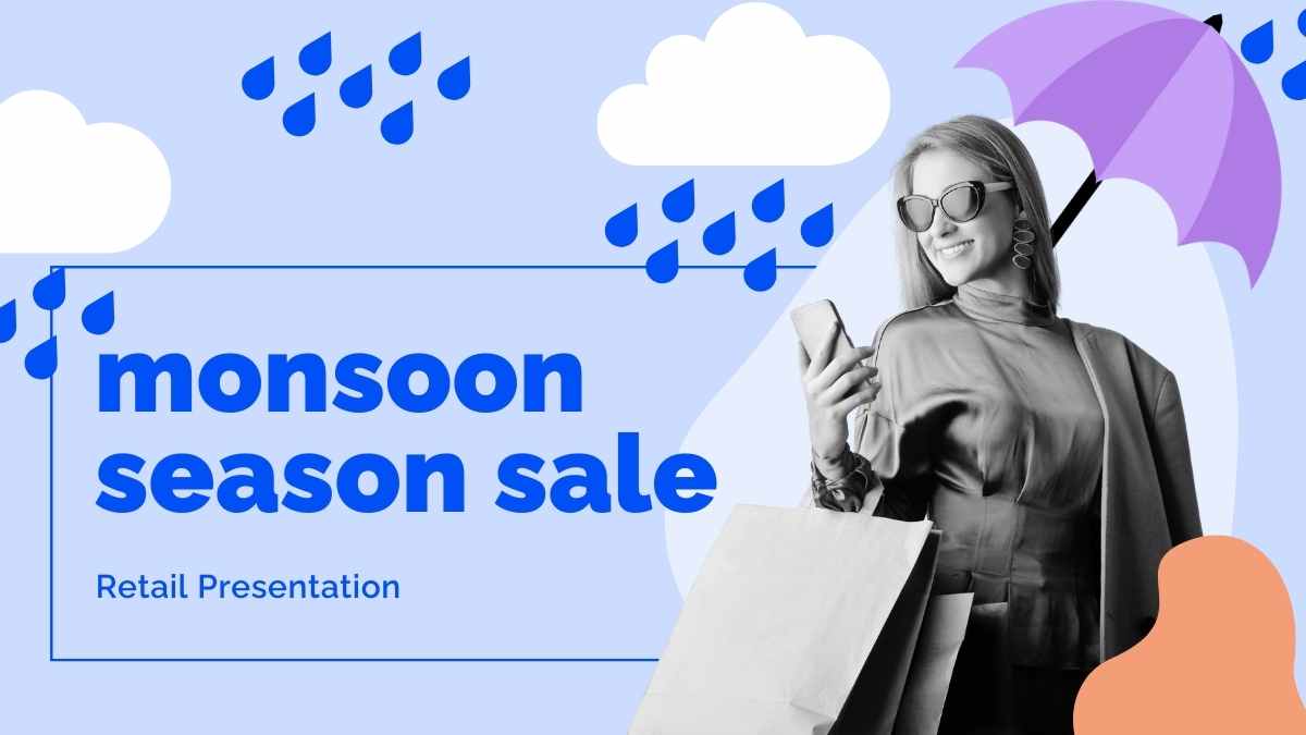 Minimal Monsoon Season Sale Slides - slide 1