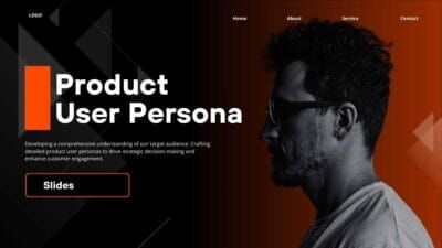 Minimal Product User Persona Slides