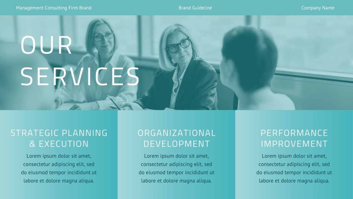 Minimal Professional Management Consulting Firm Brand Slides - diapositiva 11